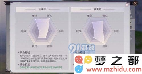 完美世界手游法师仙魔技能