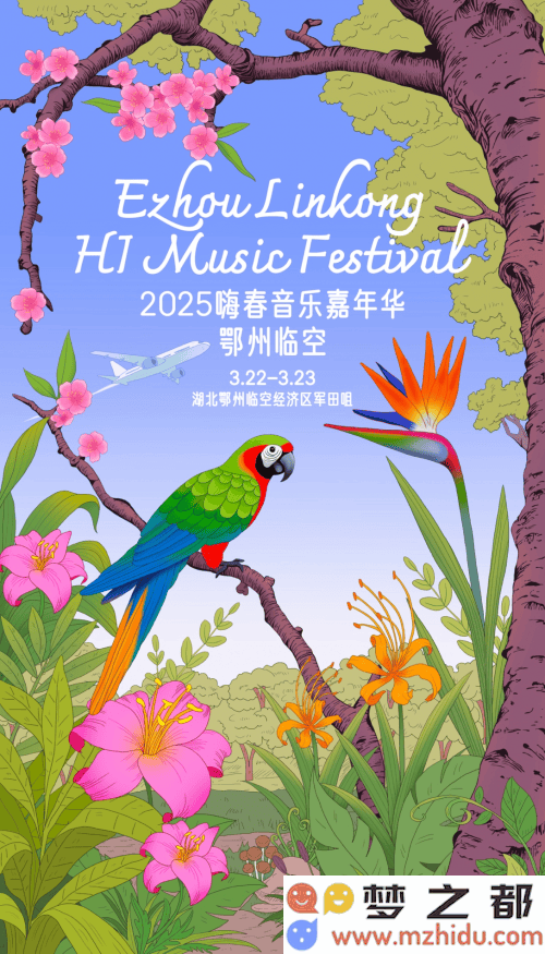 鄂州快递之城精彩音乐盛典来袭，2025嗨春音乐嘉年华期待与你同嗨！