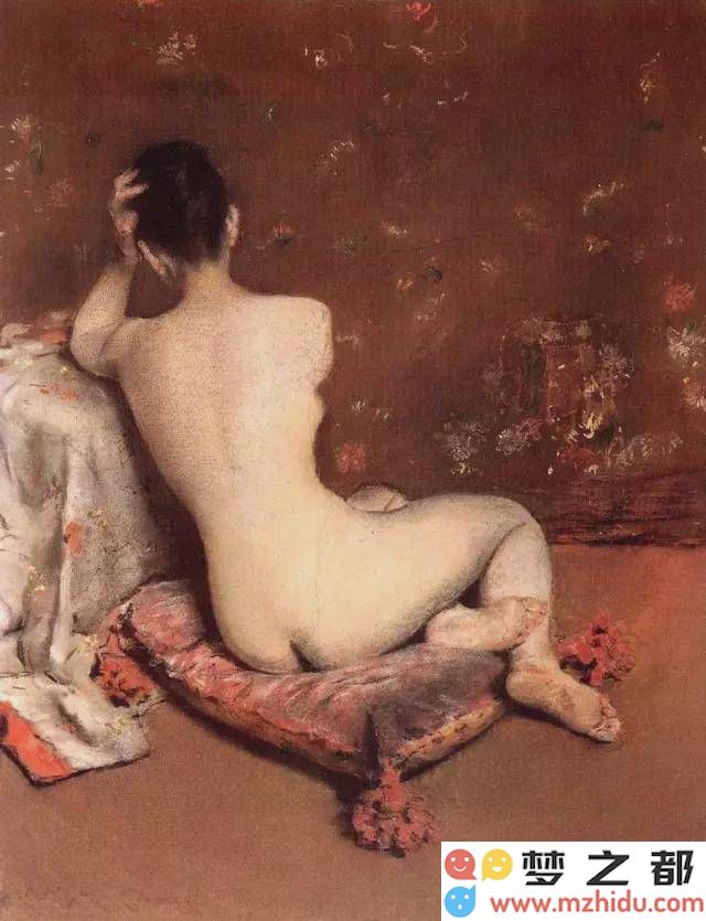 名画美人背影的魅力：低调含蓄之美，悄然撩动心灵的每一根弦！