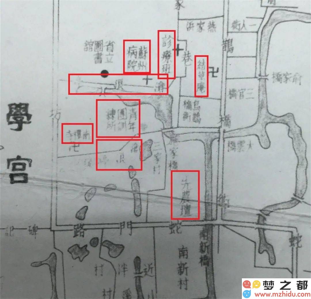 吴县城乡图（局部）