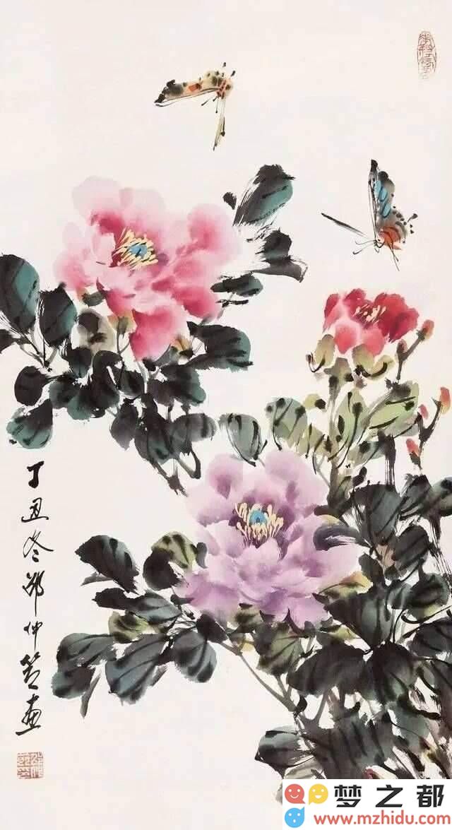 邵仲节牡丹国画杰作集，绽放国色天香传递富贵春意的华美艺术之旅！