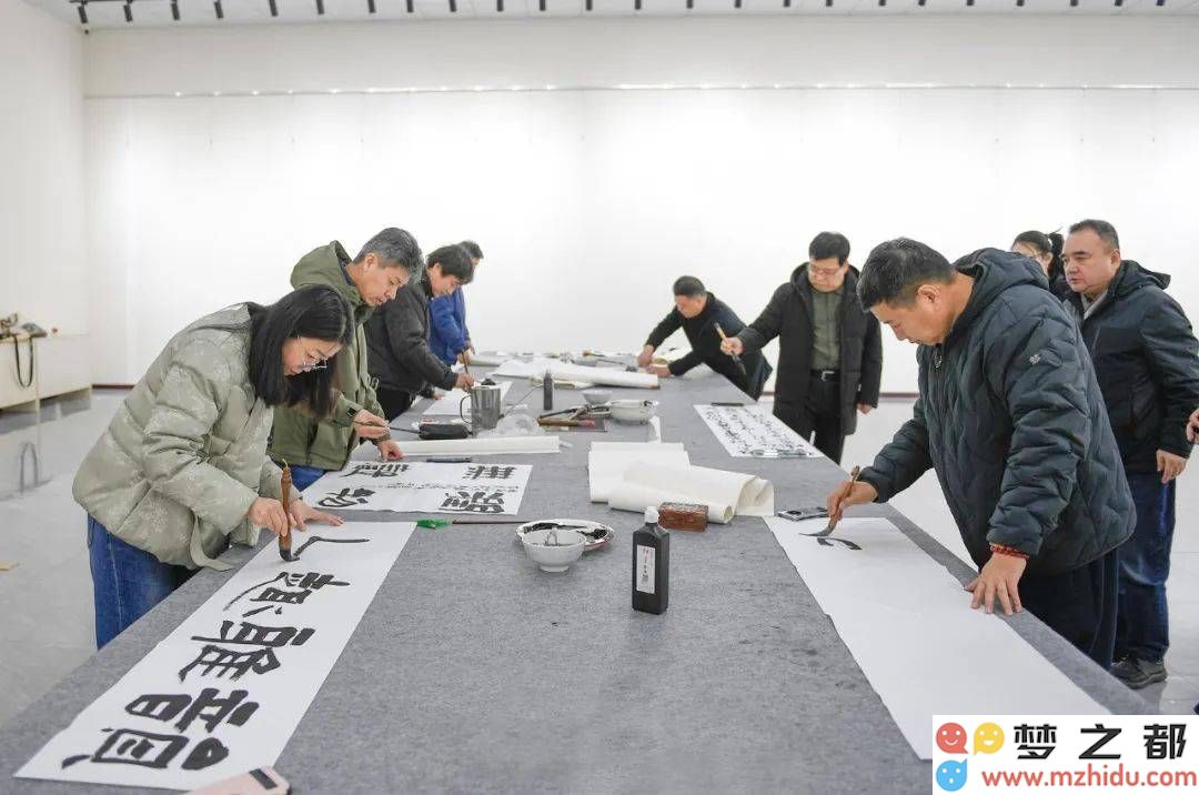 书法艺术大师走访冀南新区企业，共同书写发展蓝图传承文化情怀