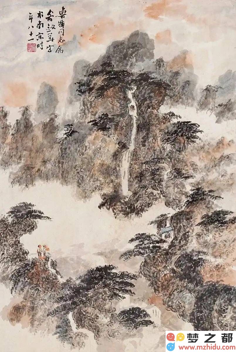 俞剑华艺术旅程：山水画中的韵味与笔墨交融展现出苍劲与深远的艺术境界