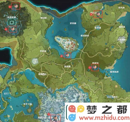 原神花鳉在哪钓地图