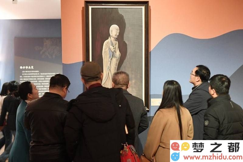 兰州展出麦积山石窟壁画艺术特展，130多幅佳作展现“东方微笑”独特魅力