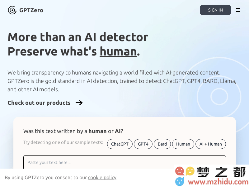 GPTZero AI Detector