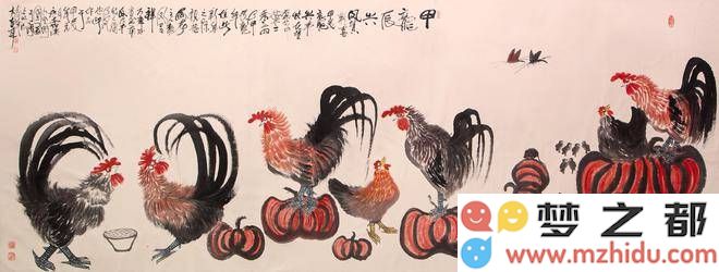 朱祖国在鸡画艺术中的独特风格：溪江画派的创新之路，彰显国画的新气象
