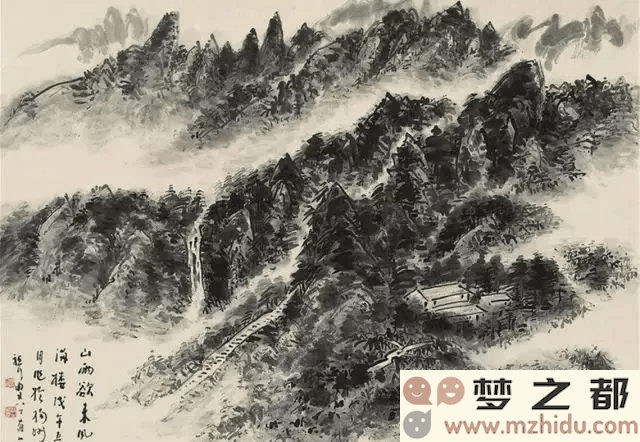 林散之:书法艺术之外,山水画同样展现其深厚功力,展现出清新脱俗的气韵