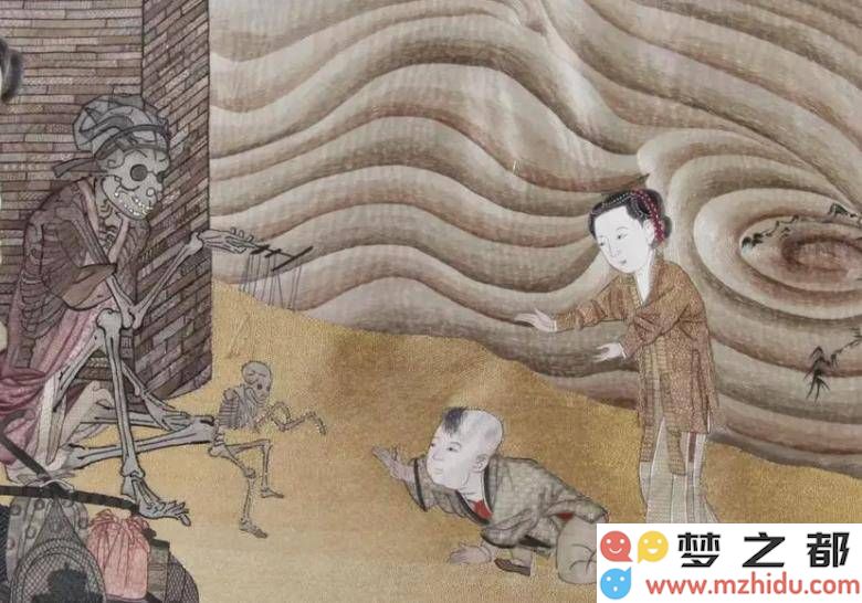 南宋时期的鬼画为何异常诡异?骷髅幻戏所传达的深刻寓意究竟是什么?