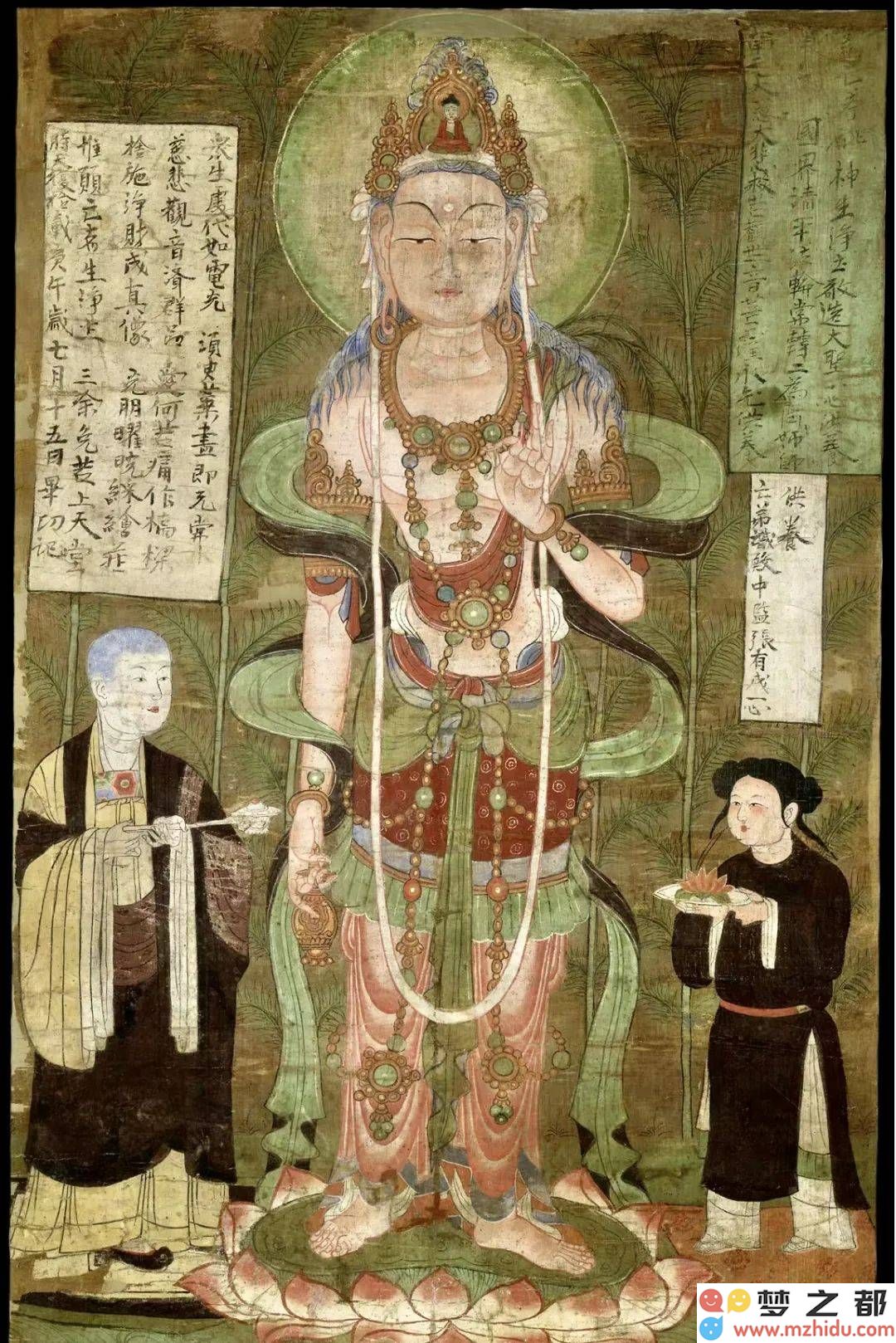 千年观音传承的艺术精髓:探究吴道子的白描水墨技艺及其艺术传派的深远影响