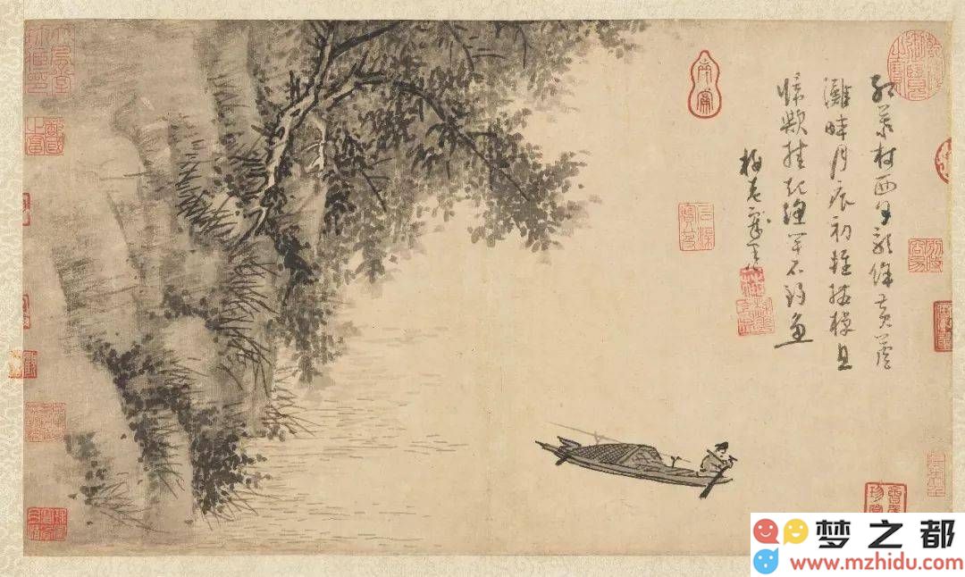 梅花道人吴镇：元代四大家中的隐逸画家与充满诗意的人生探索