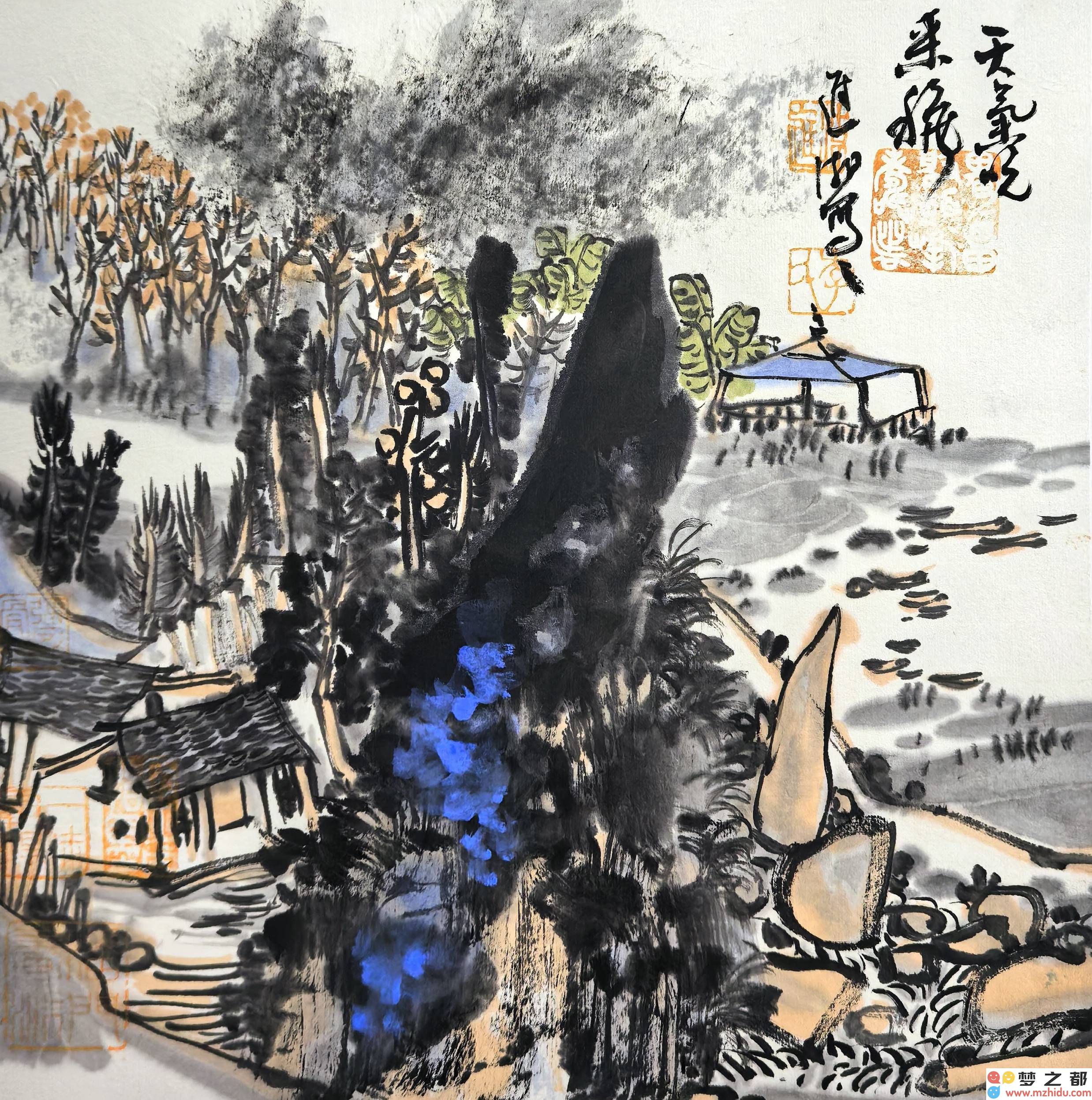 李进潮：通过山水与花鸟艺术，描绘东西方文化交汇之美与和谐