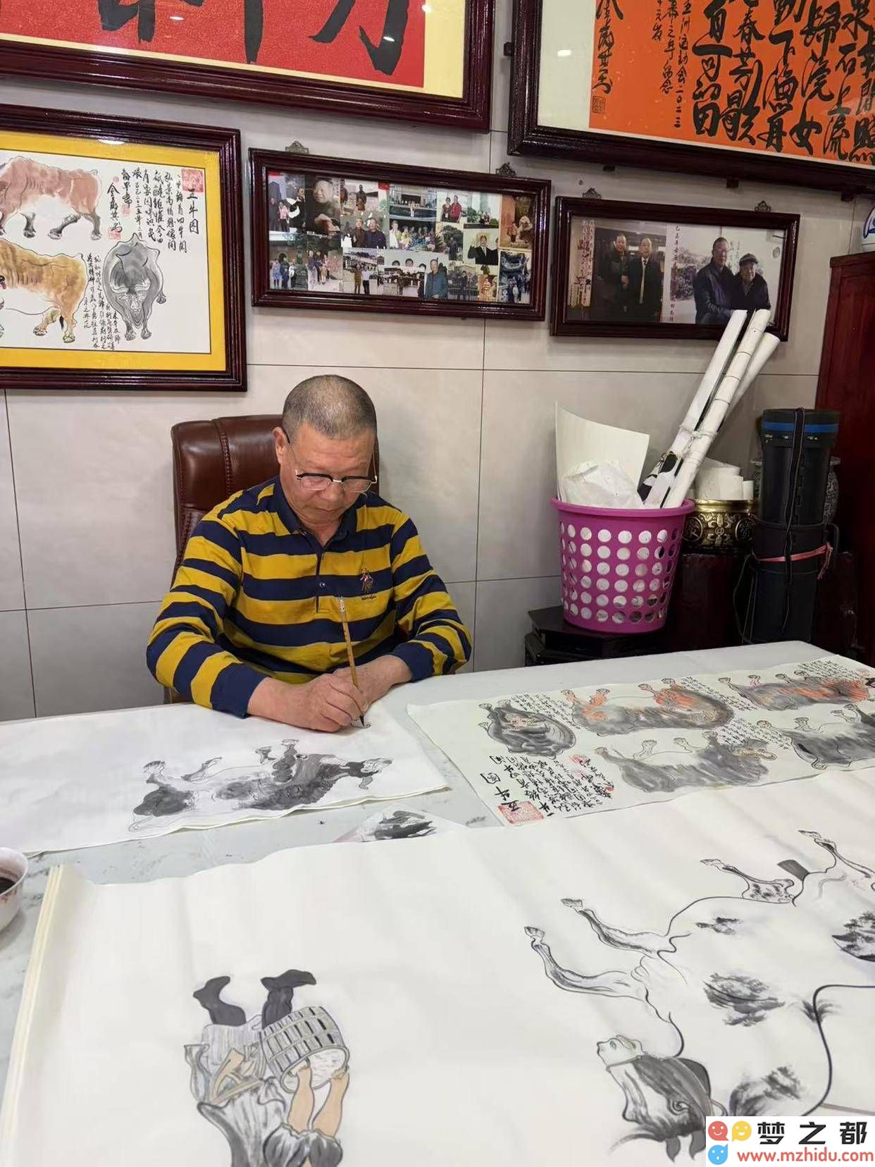 金彪书画艺术之旅：传承与创新的完美结合，收藏界的一颗璀璨明珠