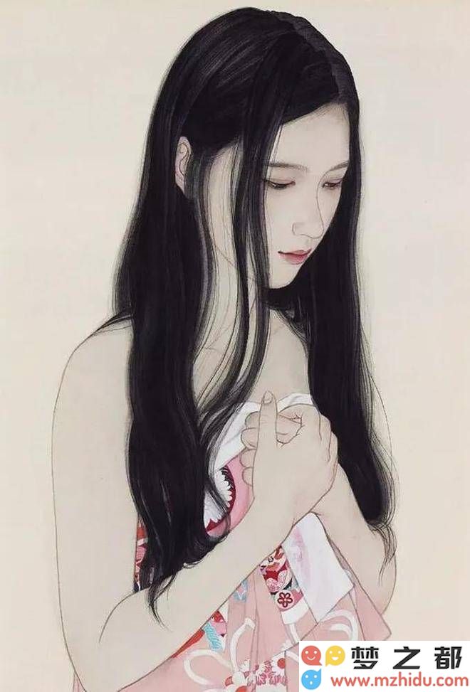 大竹彩奈：在工笔技艺中展现东方女性之美，传统与现代艺术的碰撞与融合