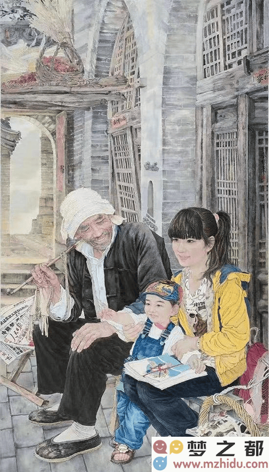倪春林生宣重彩艺术：现代工笔人物画的创新实践与趋势探讨