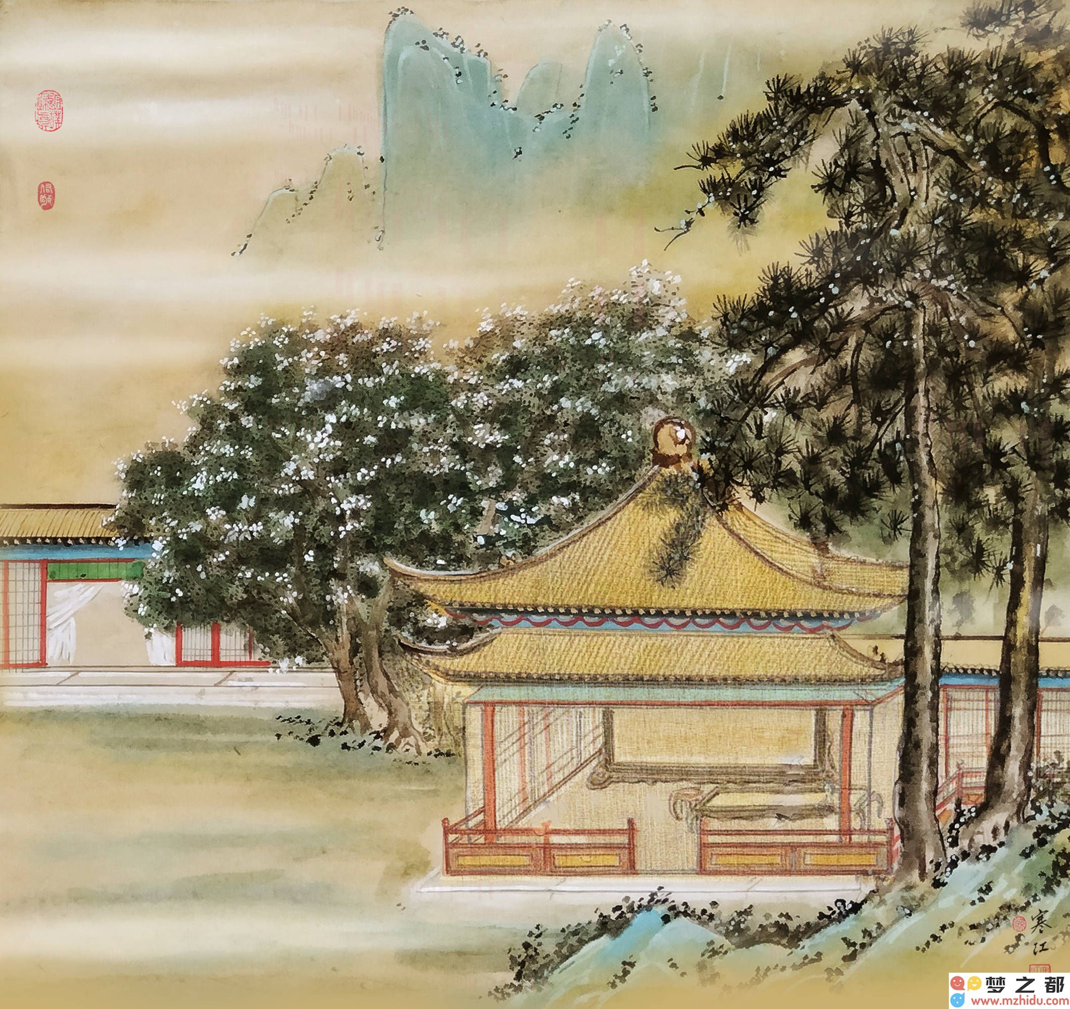 界画寒江2025年第一季度艺术盛会，古典韵味与现代风格的完美融合，匠心独运的杰出作品展示