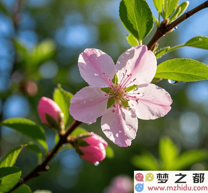四月春光撩人心，桃花绽放映辉煌中原大地