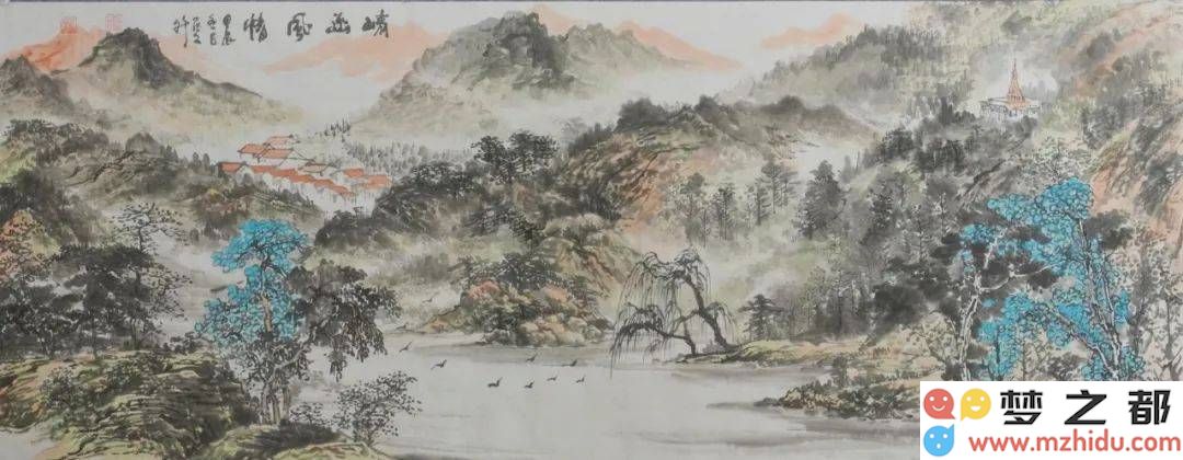 范文升山水画卷：走进诗意栖居的理想乡，寻找心灵的世外桃源