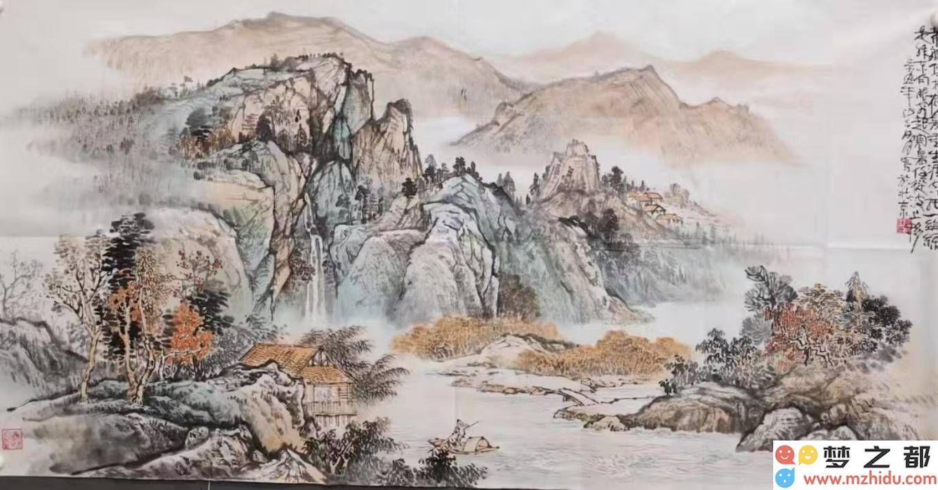 郭金秋：在笔墨中交织山河之灵，寻觅千年文化传承的现代诠释