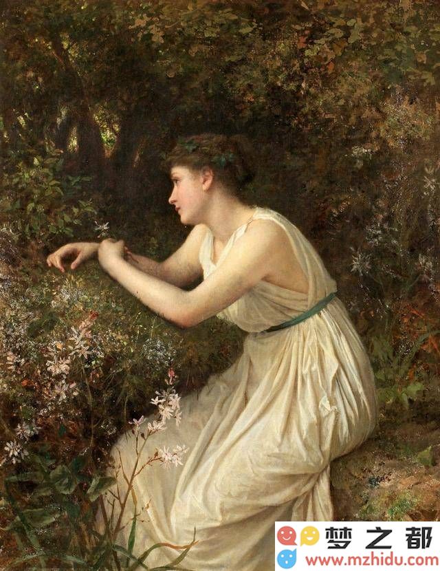 女人心中花的灵魂：古典油画探索女性柔美与优雅的细腻情感