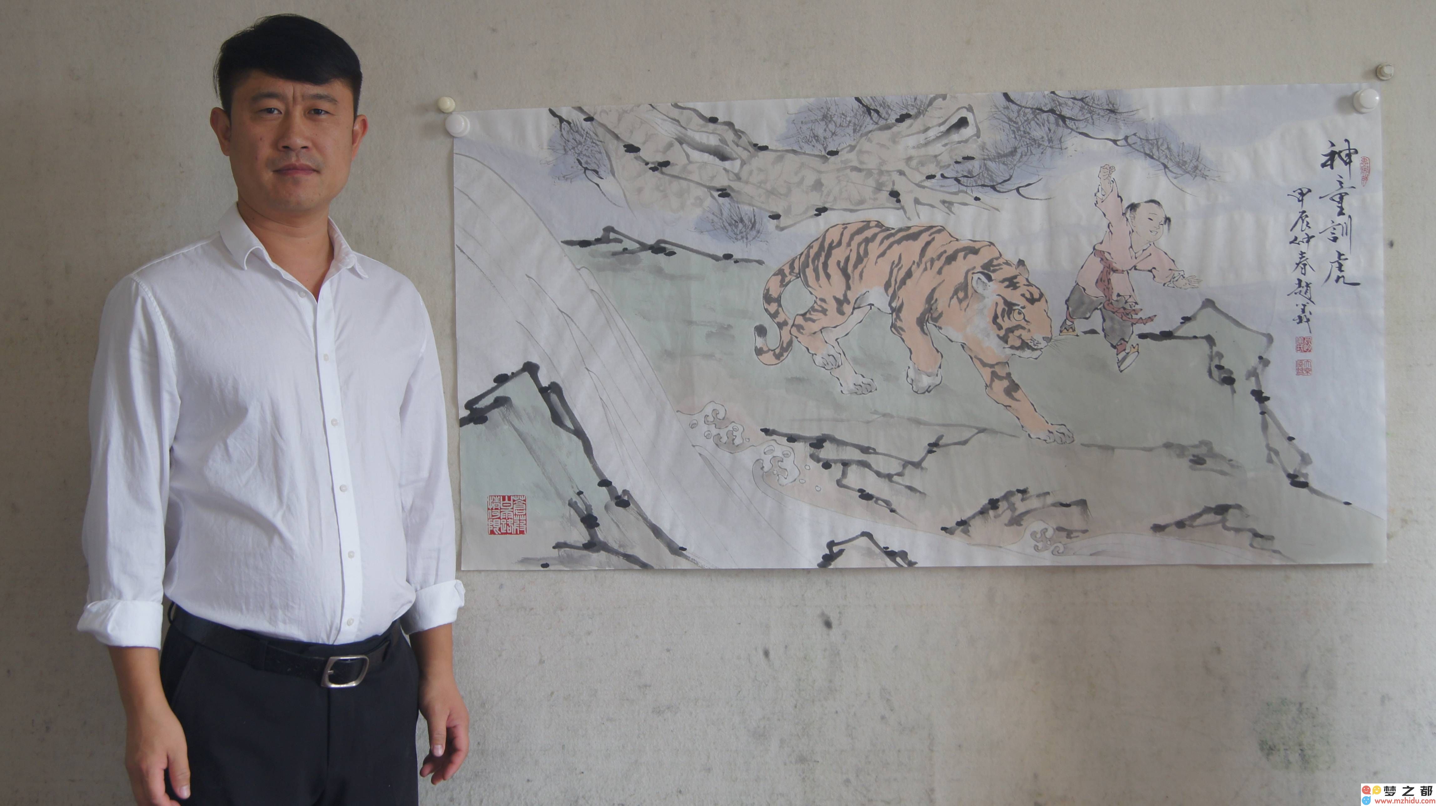 天津新兴艺术家赵义：用笔墨诠释大师气度，他的作品为何总能让人赞叹不已？