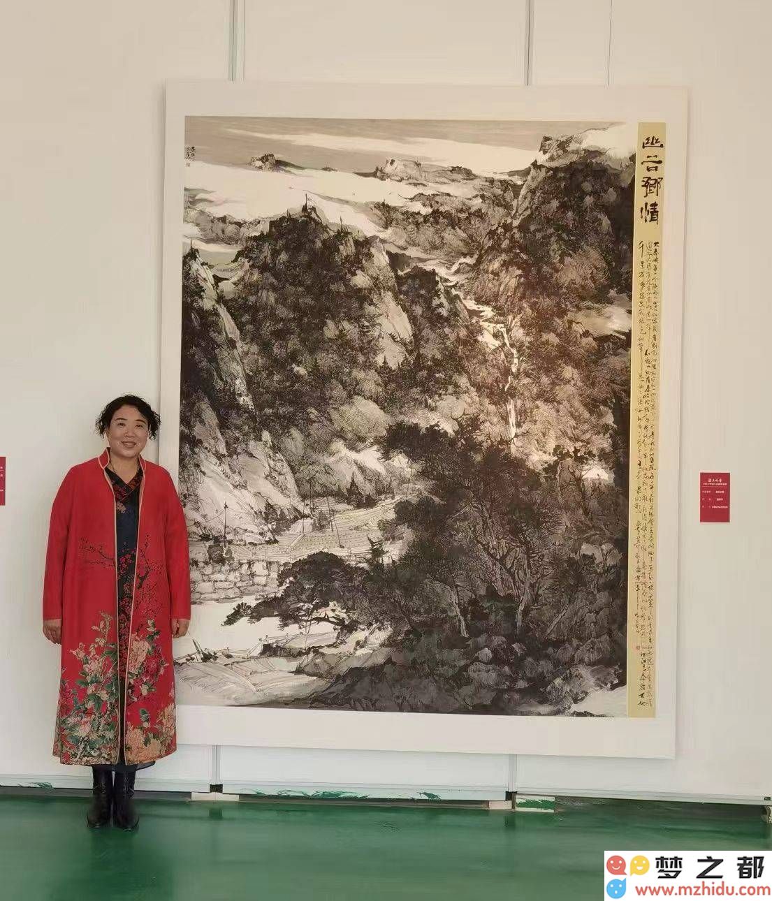 雷燕平的国画艺术展现：在壮丽与宁静的山水之间，感受自然的无穷魅力