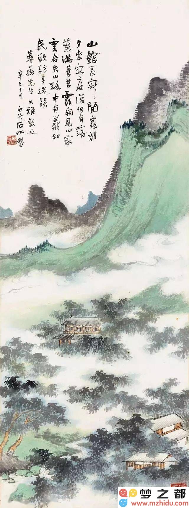 申石伽的艺术探索：在笔墨交织中，领略山川与花鸟的生灵之美