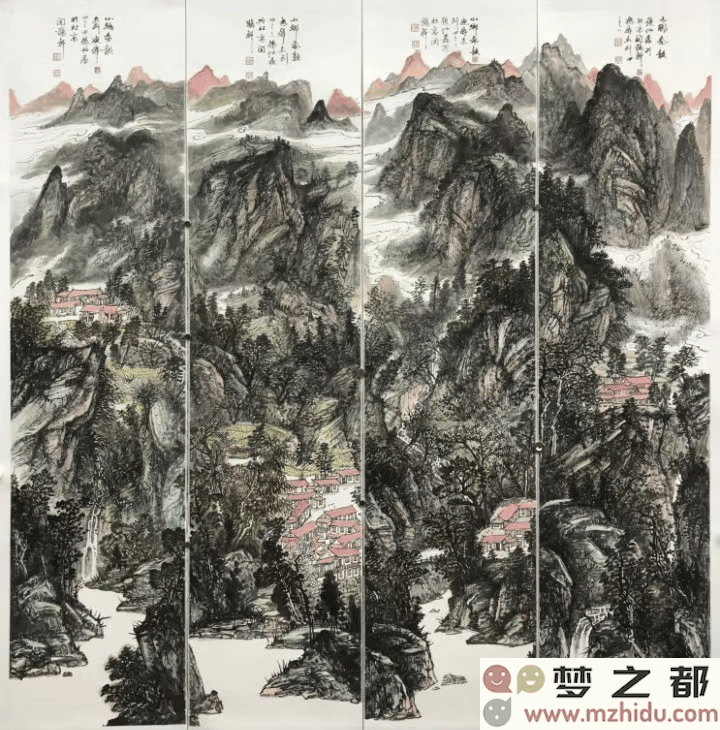 张仕森的创新山水艺术：在当代数字化与生态变革中探索东方美学的传承与发展