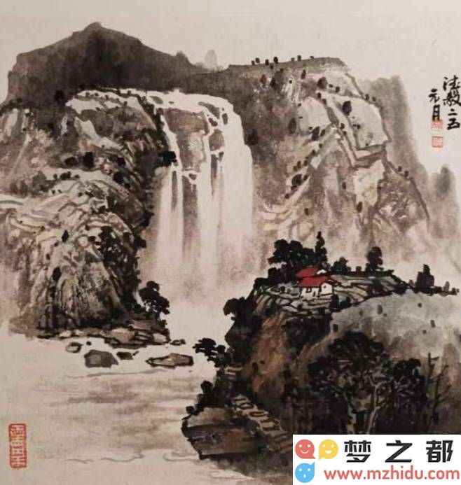 蛇年新春畅游墨韵世界，谭德毅山水画作带您领略艺术之旅