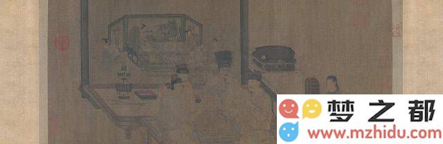 《重屏会棋图》：五代南唐宫廷经典之作，学者们历经数代解析其真伪，揭示竟不是原作？