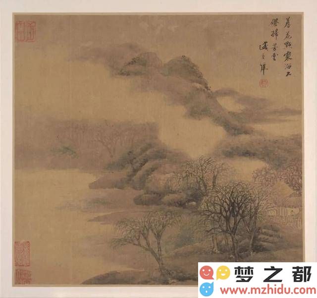 明代艺术家盛茂烨的《唐诗意山水图册》：诗词与绘画的完美结合，意蕴悠长
