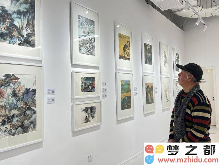 刘怀山在北京举办中国画作品展，泼彩山水作品彰显传统文化的独特魅力