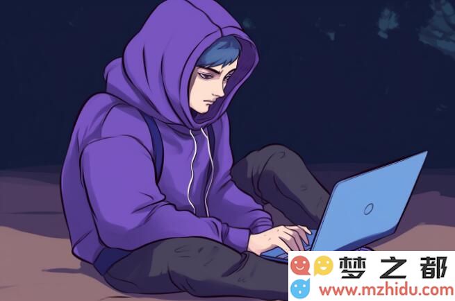 上网的年轻人