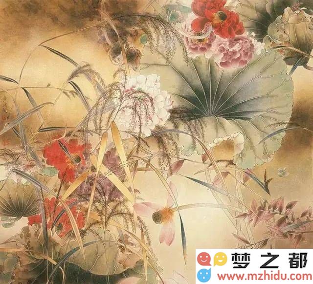 贾广健花鸟画艺术探讨：如何在清丽之境中铸就华丽之美的独特魅力？