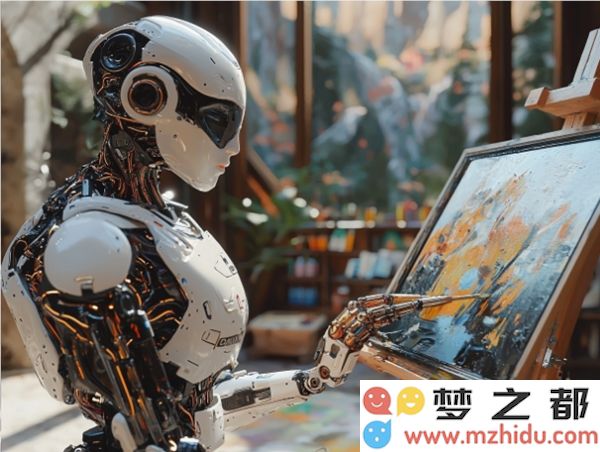 AI,机器人画画