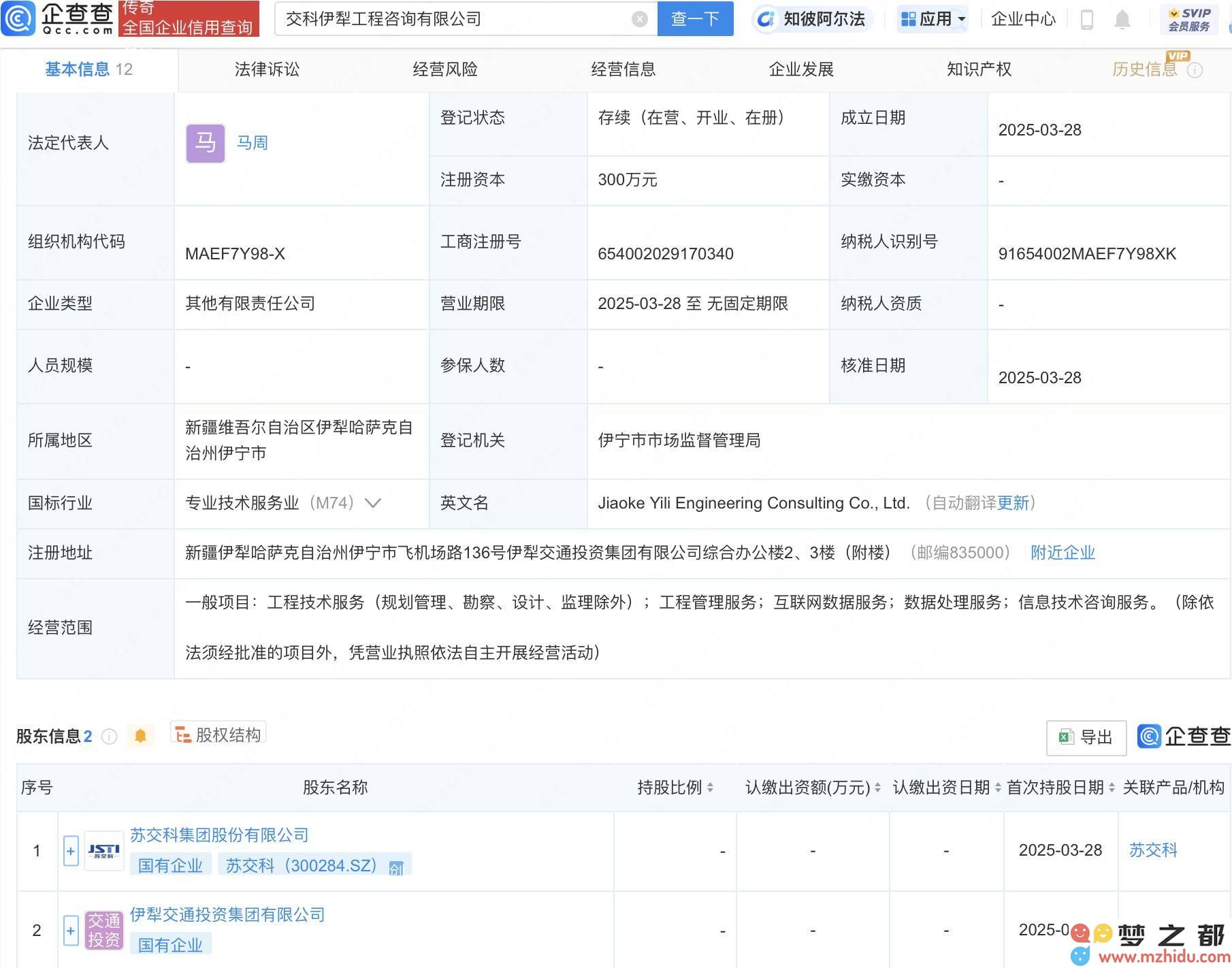 交科伊犁工程咨询正式成立，苏交科全力支持，拓展互联网数据服务领域多元化布局