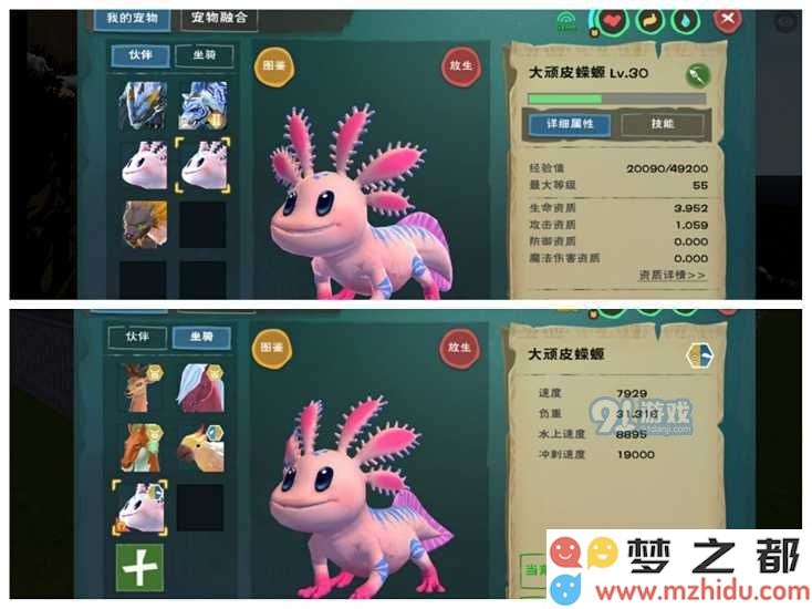 探索创造与魔法中大顽皮蝾螈的最强资质和最佳培养方式