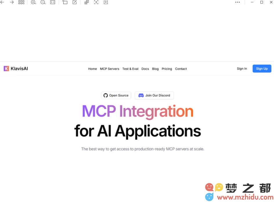 Klavis AI 发布全新开源 MCP 集成解决方案，旨在推动用户规模化与个性化工具的开发
