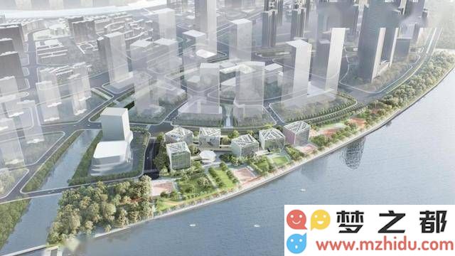 地块鸟瞰效果示意图